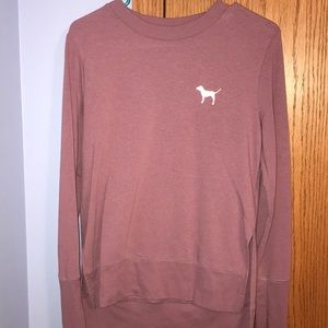 Purple/Pink PINK crewneck sweater